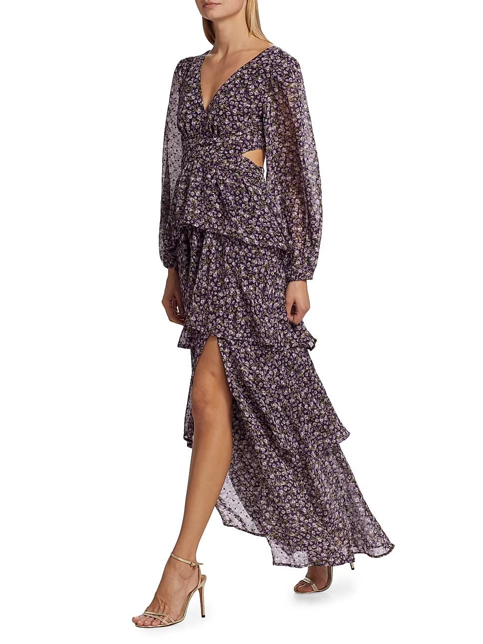 Anora Floral Ruffled Maxi Dress | Saks Fifth Avenue