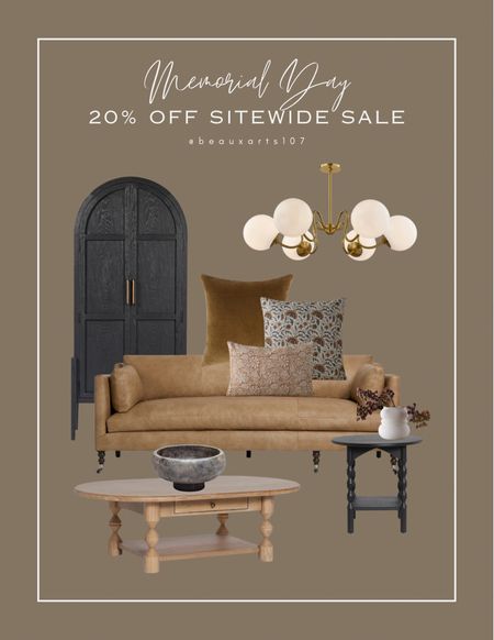 Save 20% off site wide on designer furniture and decor right now for the Memorial Day sale! 

#LTKSaleAlert #LTKStyleTip #LTKHome