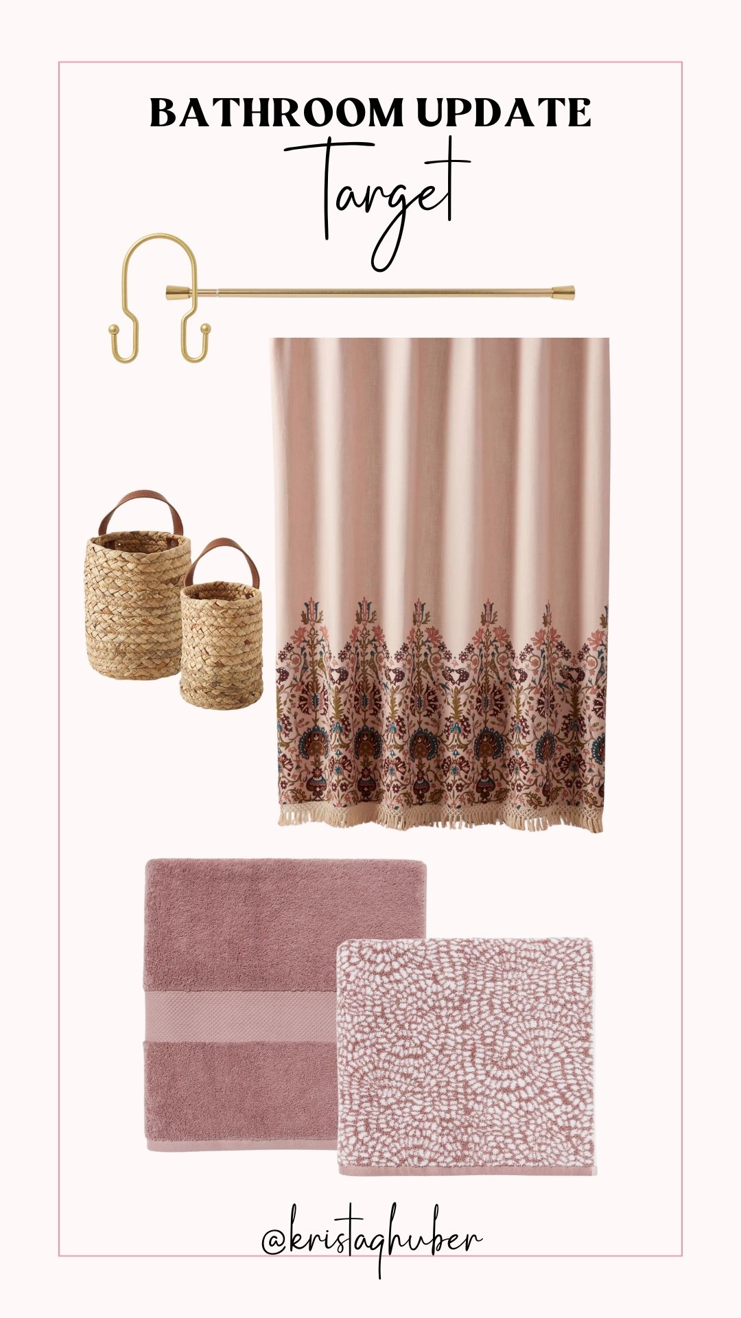 I’m updating my main bathroom, which the bathroom my girls use primarily as well as any guests. Target is killing it with the cutest boho accessories for the sweetest makeover! 

#LTKFamily #LTKHome #LTKFindsUnder50
