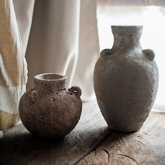 Pottery Stoneware Vase Zen Style Pottery for Dried Flowers | Etsy | Etsy (US)