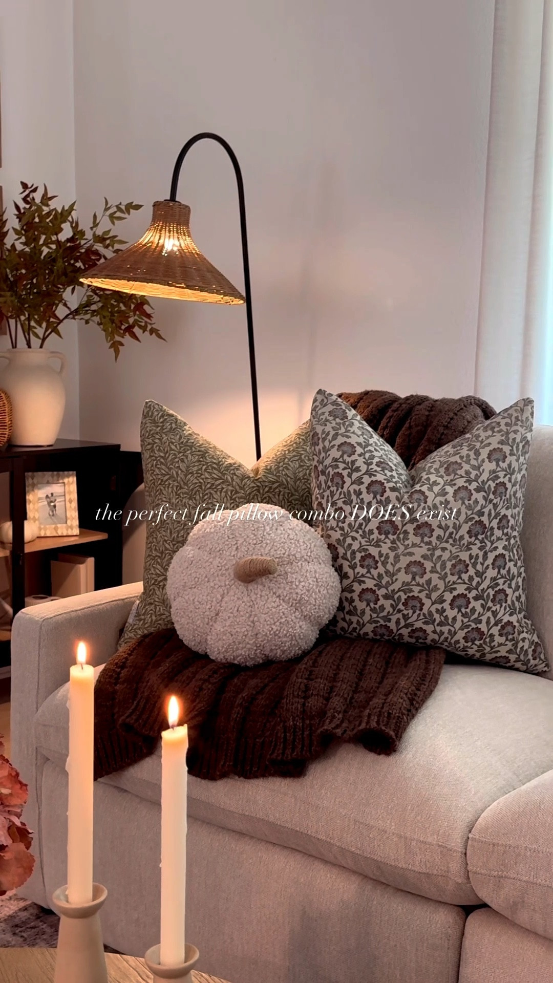 Fall layers start with pillows 🍂 Styled these Woven Nook covers in my living room and I’m obsessed. Linked these exact ones & more favorites from their beautiful fall collection. You can comment SHOP for the link! 

#gifted #wovennook #falllivingroom #falldecor #fallpillows #fallpillowcombo 

#LTKHome #LTKSeasonal