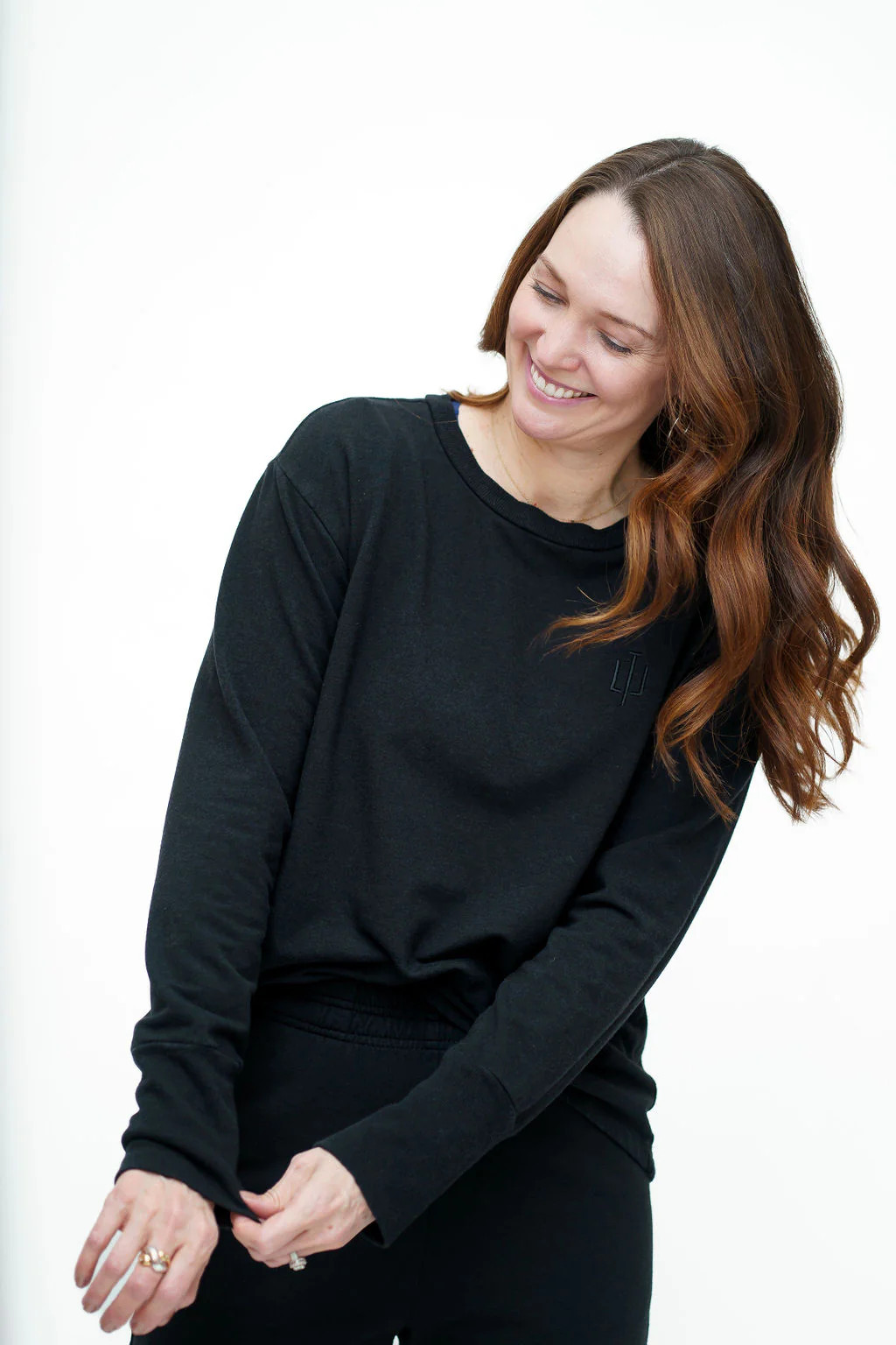 Jet Set Crewneck Sweatshirt NEW | Liv Tall