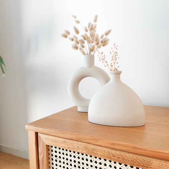 Ceramic Nordic Vases  Minimalist Decorative Flower Pot and | Etsy | Etsy (US)