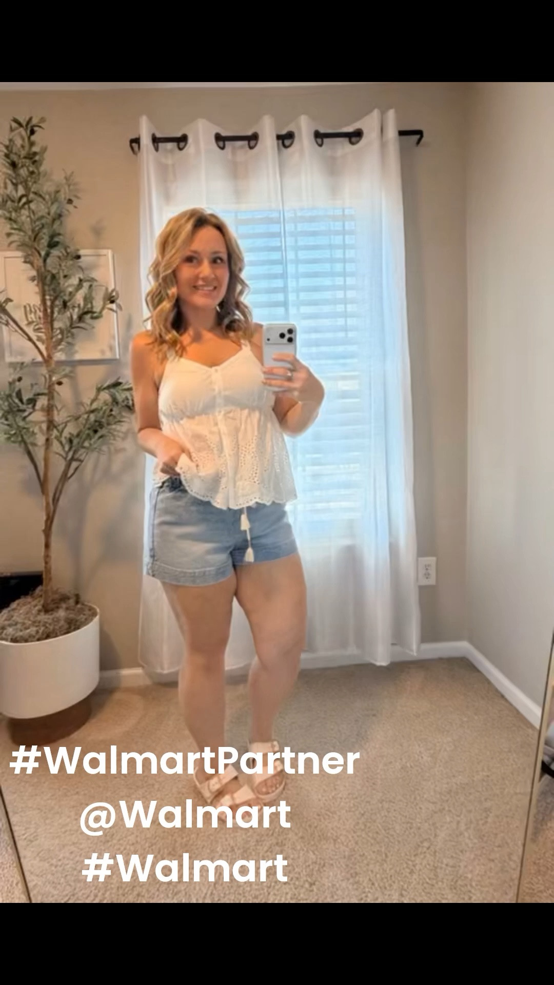 #WalmartPartner Keeping it simple but so good. A dainty tank and comfy shorts are the ultimate warm weather combo with minimal effort and maximum cute. @Walmart #Walmart

#LTKdayinmylife #LTKMidsize