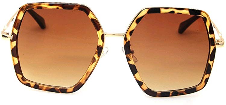 Oversized Square Sunglasses Women Vintage UV Protection?irregular Brand Designer Shades | Amazon (US)