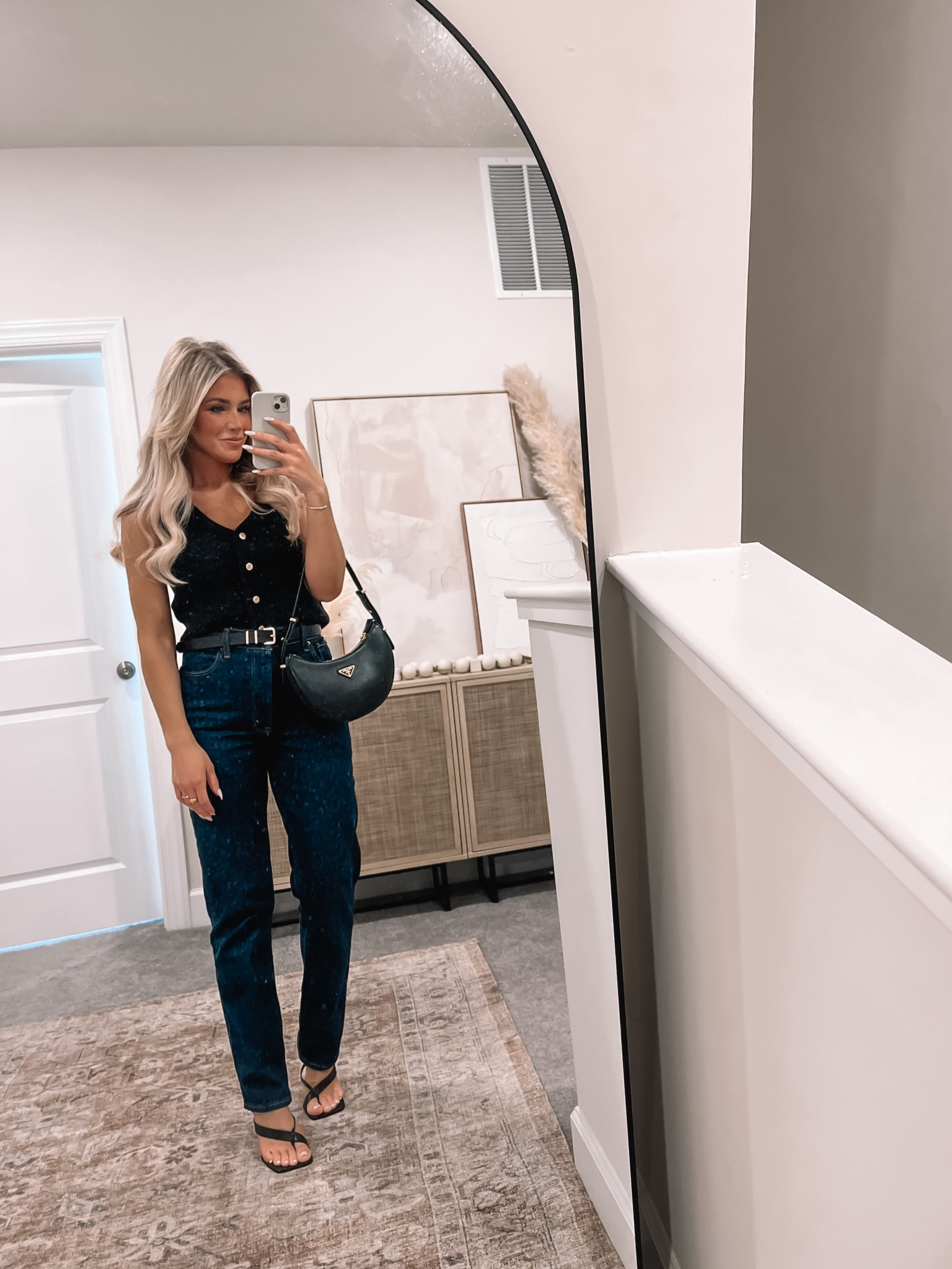 Cute and casual spring outfit. Size small in the sweater tank and 26 in jeans (curve love). Such a cute look for early spring!

#LTKSpringSale #LTKstyletip #LTKSeasonal