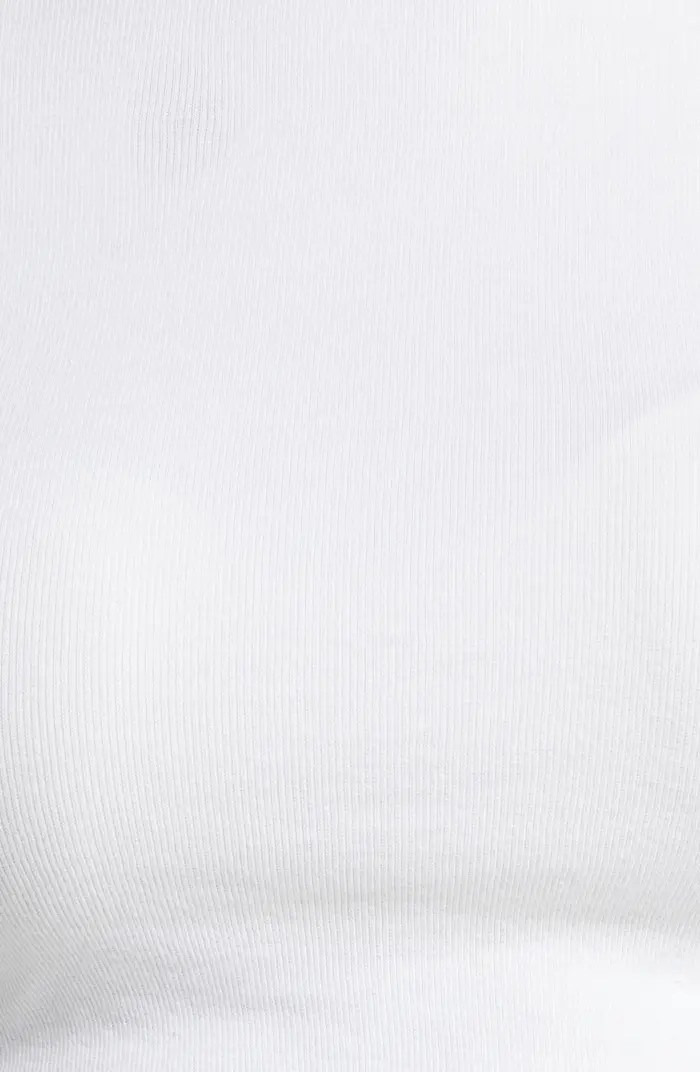 Long Sleeve Mock Neck Crop Top | Nordstrom