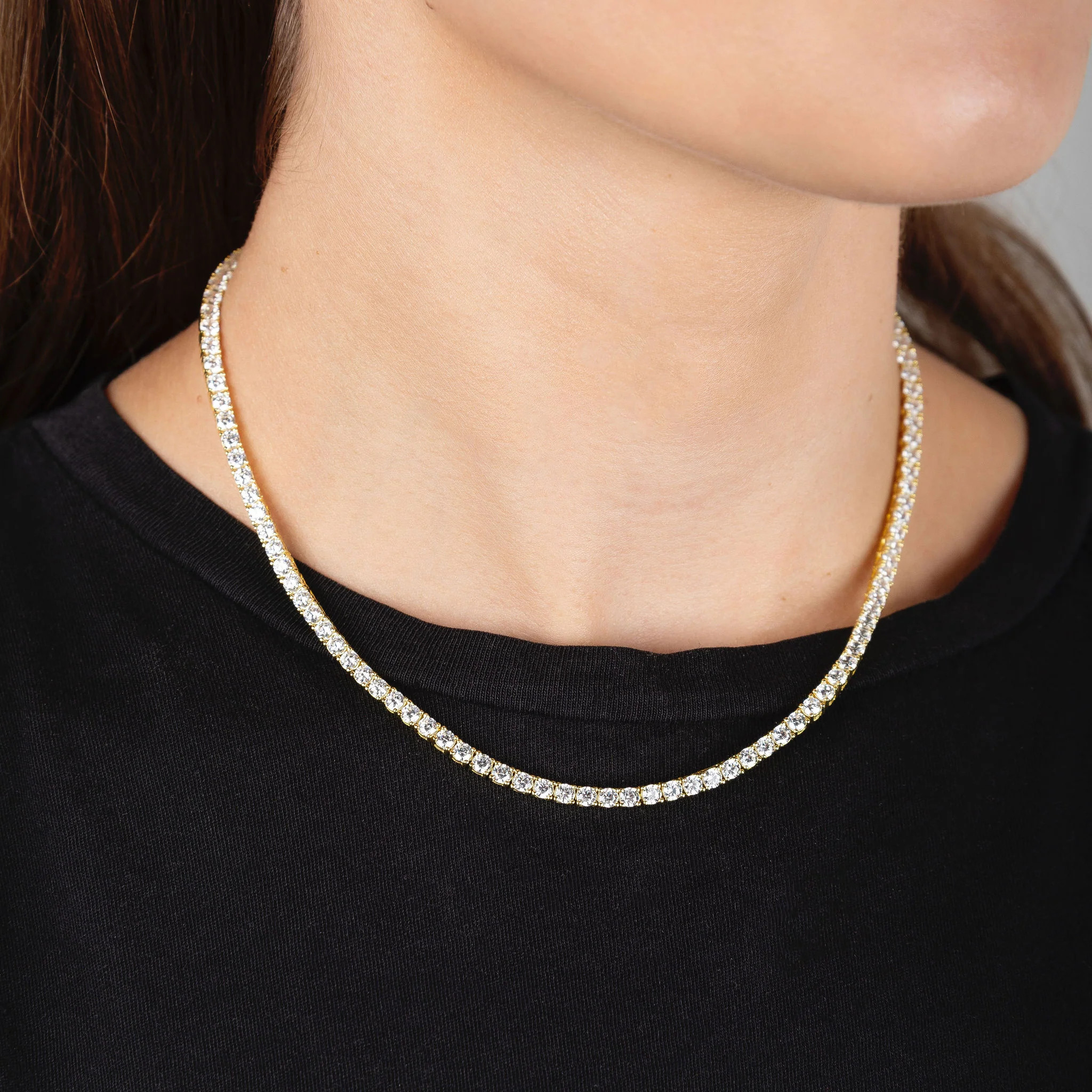 Chris CZ Tennis Necklace | Marlowe Street