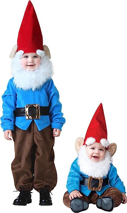 InCharacter Baby Boy's Garden Gnome Costume, Red/Blue, Large by Fun World | Amazon (US)