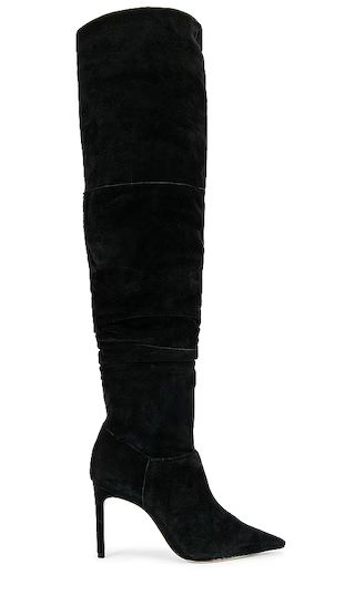 Ashlee Over The Knee Boot in Black | Revolve Clothing (Global)