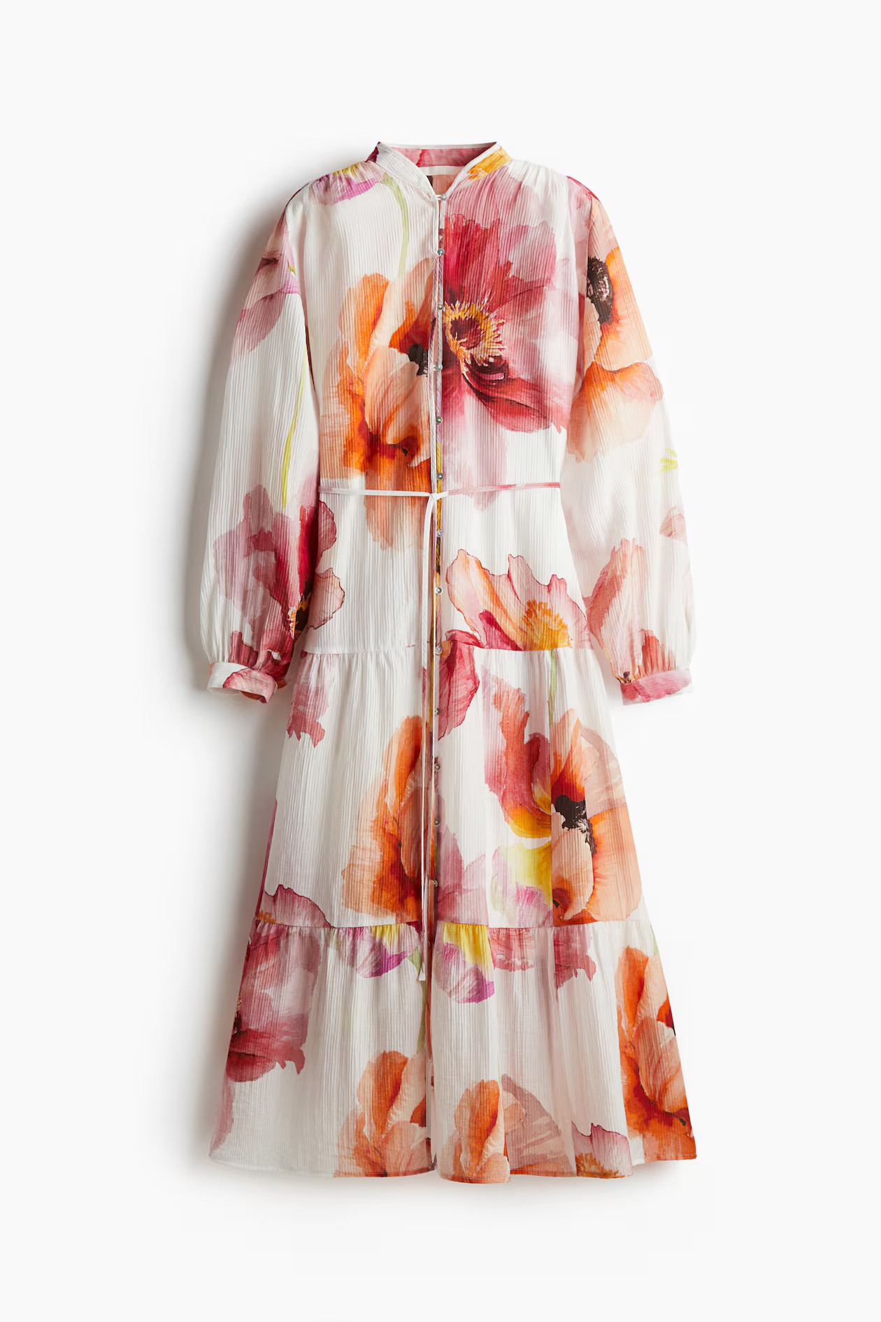 Oversized Kleid aus Crinklestoff | H&M (DE, AT, CH, NL, FI)