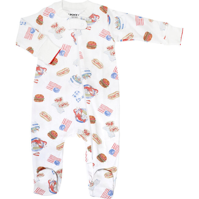 American BBQ Zipper Romper | Maisonette