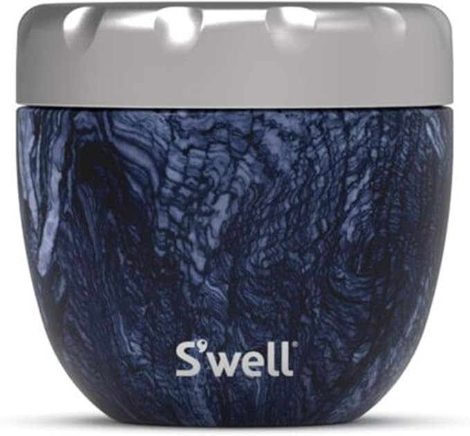 S'well Stainless Steel Food Bowls - 21.5oz - Azurite Marble Eats - Triple-Layered Vacuum-Insulate... | Amazon (US)