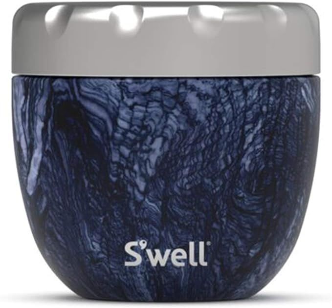 S'well Stainless Steel Food Bowls - 21.5oz - Azurite Marble Eats - Triple-Layered Vacuum-Insulate... | Amazon (US)