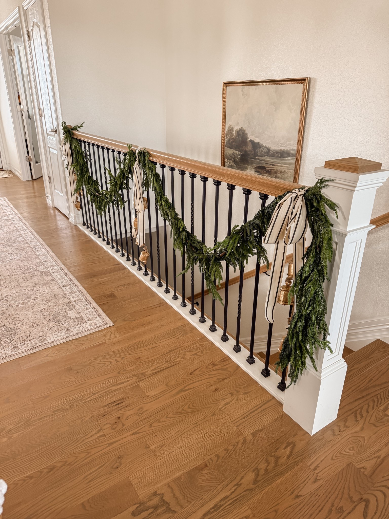 Use SARAHJOY for 10% off the garland and the vintage bells! Great for holiday banister and stair railing. 

Christmas decor, holiday decor, interior delights, Sarah Joy 

#LTKSeasonal #LTKHoliday #LTKHome