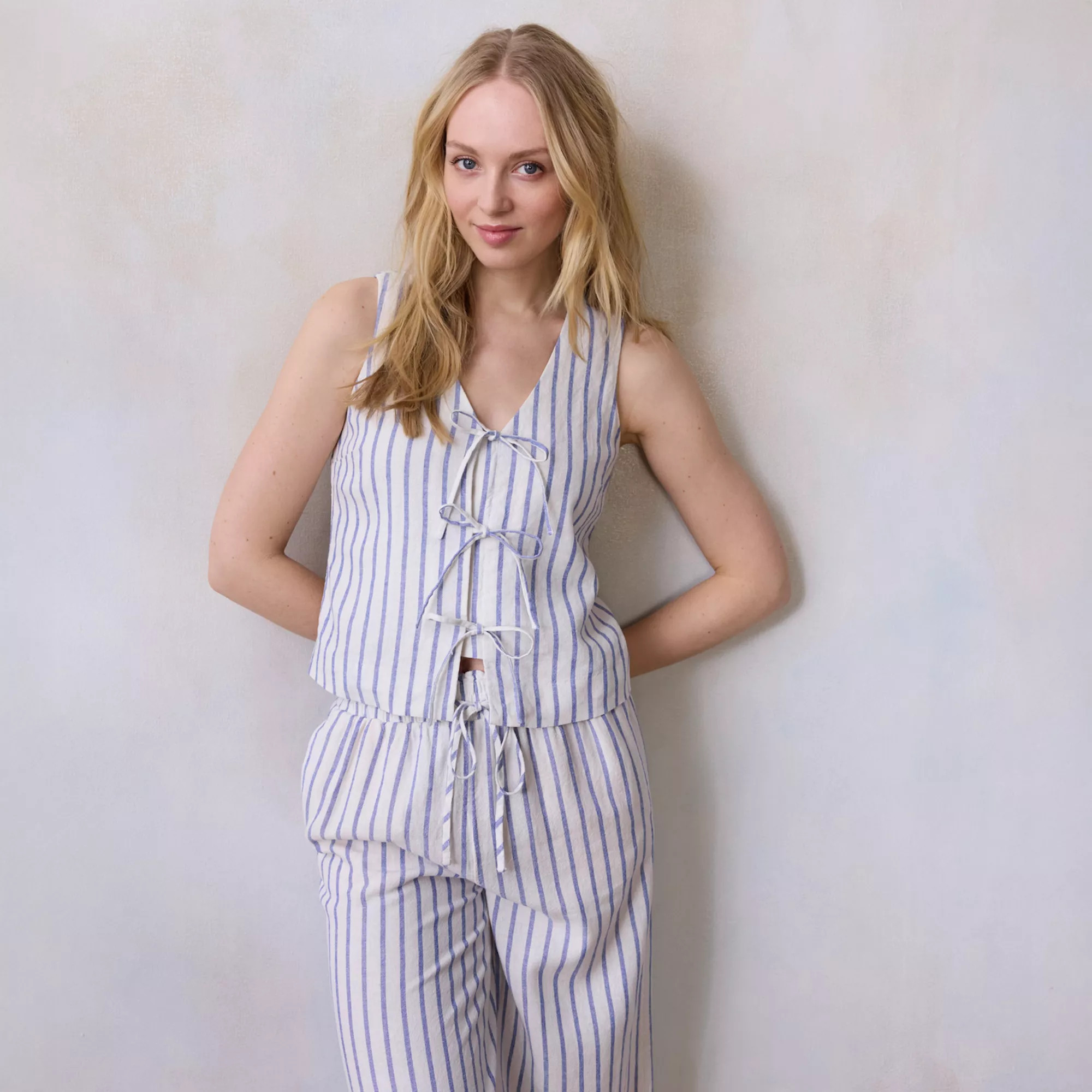 Petite LC Lauren Conrad Tie-Front Vest | Kohl's