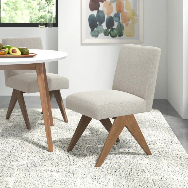 Brittnie Mid Century Modern Dining Chair (Set of 2) | Wayfair North America