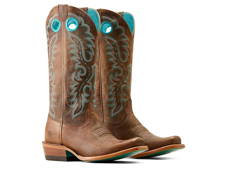 Ariat Frontier Boon Western Boots Women's Shoes Pecan Brown : 9.5 B - Medium, Leather | Zappos