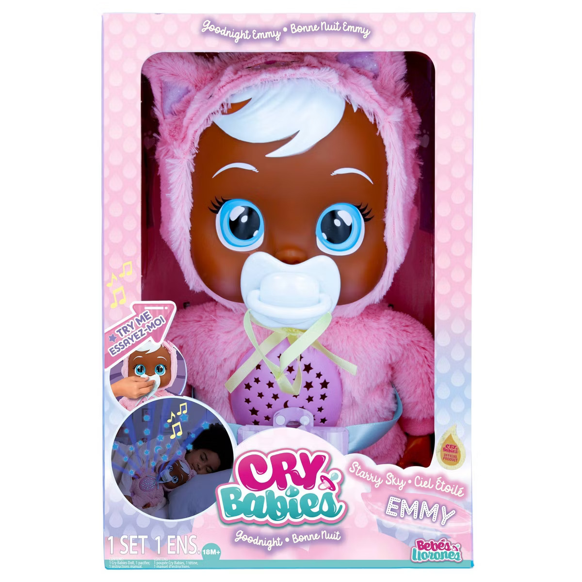 Cry Babies Goodnight Starry Sky Emmy 12" Bedtime Baby Doll | Target