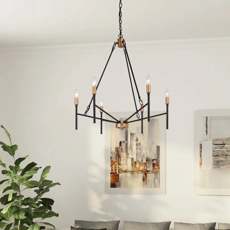 Bakken 6 - Light Dimmable Chandelier | Wayfair North America