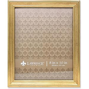Lawrence Frames 536280 Sutter Gold 8x10 Picture Frame | Amazon (US)