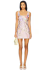 Lovers and Friends Poppin Mini Dress in Blush Spring Floral from Revolve.com | Revolve Clothing (Global)