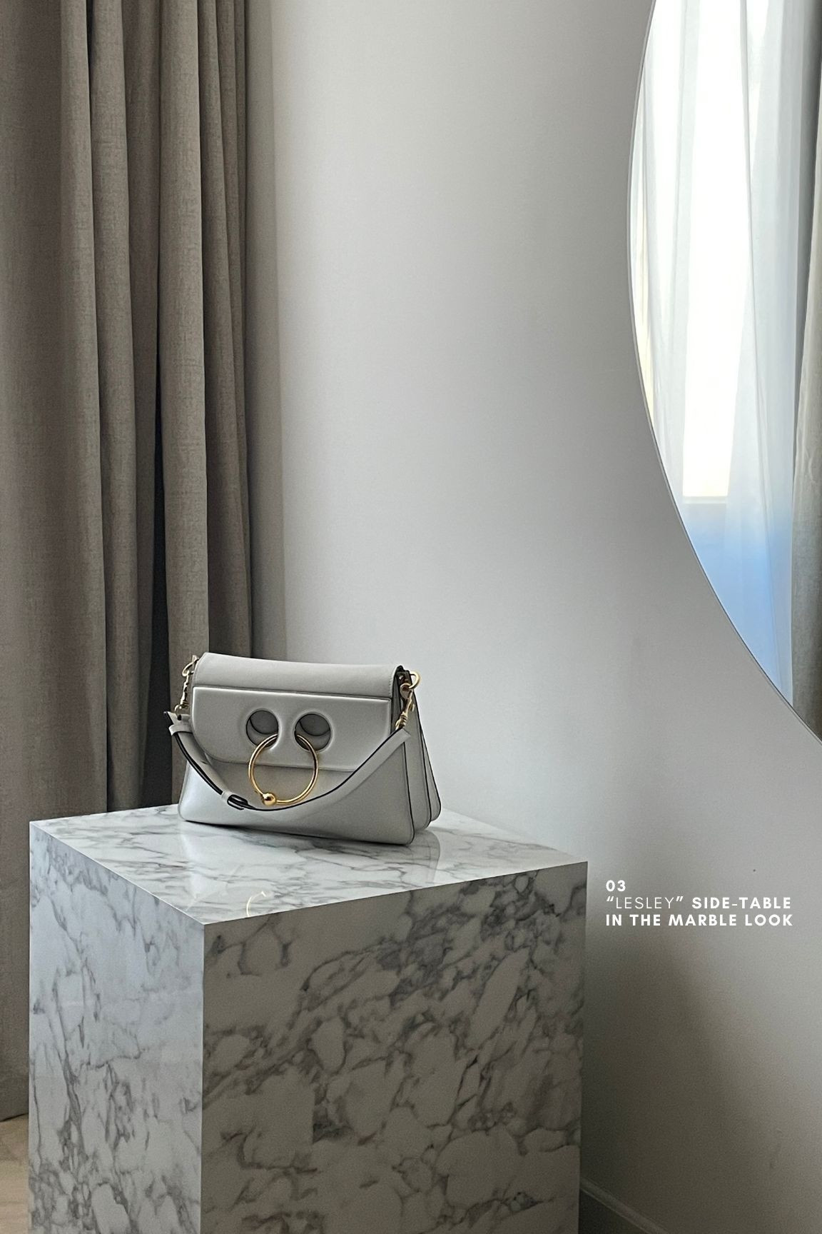 Westwing Collection November finds (check out their Black Friday deals for home decor and furniture available across Europe) #westwing #westwingcollection

3. “Lesley” side-table in the marble look

MY GOODNESS. I have owned this side table for almost two years now and I am still so in love with it. If you love the marble print, you know that it is almost impossible to find a “realistic” marble print furniture. Or, at least a marble type of look that actually looks like it’s made out of real stone and not just a furniture with a printed coating. Westwing Collection really impressed me with this one. Of course, if you look closely you can still see that it’s a print. But, even from a closeup it still looks very beautifully done.
This side table just adds so much to the room. I have it now in my walk-in-closet next to my giant mirror and it fits so perfectly. It’s so simple but it makes such a statement. It’s also really practical. I’ve spilled coffee on this, had my cat jump up and down with her nails, thrown a bunch of stuff on it and it’s still pretty much spotless. I’m also really impressed at how it feels like stone even though I’m sure it’s not actual stone. In short, I’m super happy with this and there’s just so many reasons why this is a huge 10 out of 10.
Side-note: love the black and taupe version too.

#LTKCyberweek #LTKeurope #LTKhome