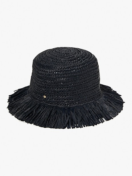 Frayed Straw Finish Cloche | Kate Spade (US)