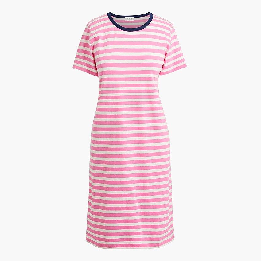Short-sleeve striped T-shirt dress | J.Crew Factory