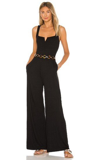 Selena Jumpsuit in Black | Revolve Clothing (Global)