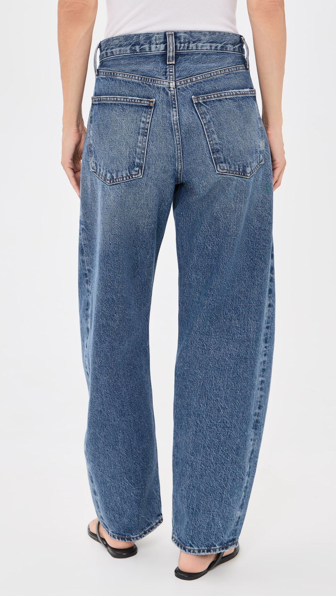AGOLDE Petite Luna Pieced Jeans | Shopbop | Shopbop