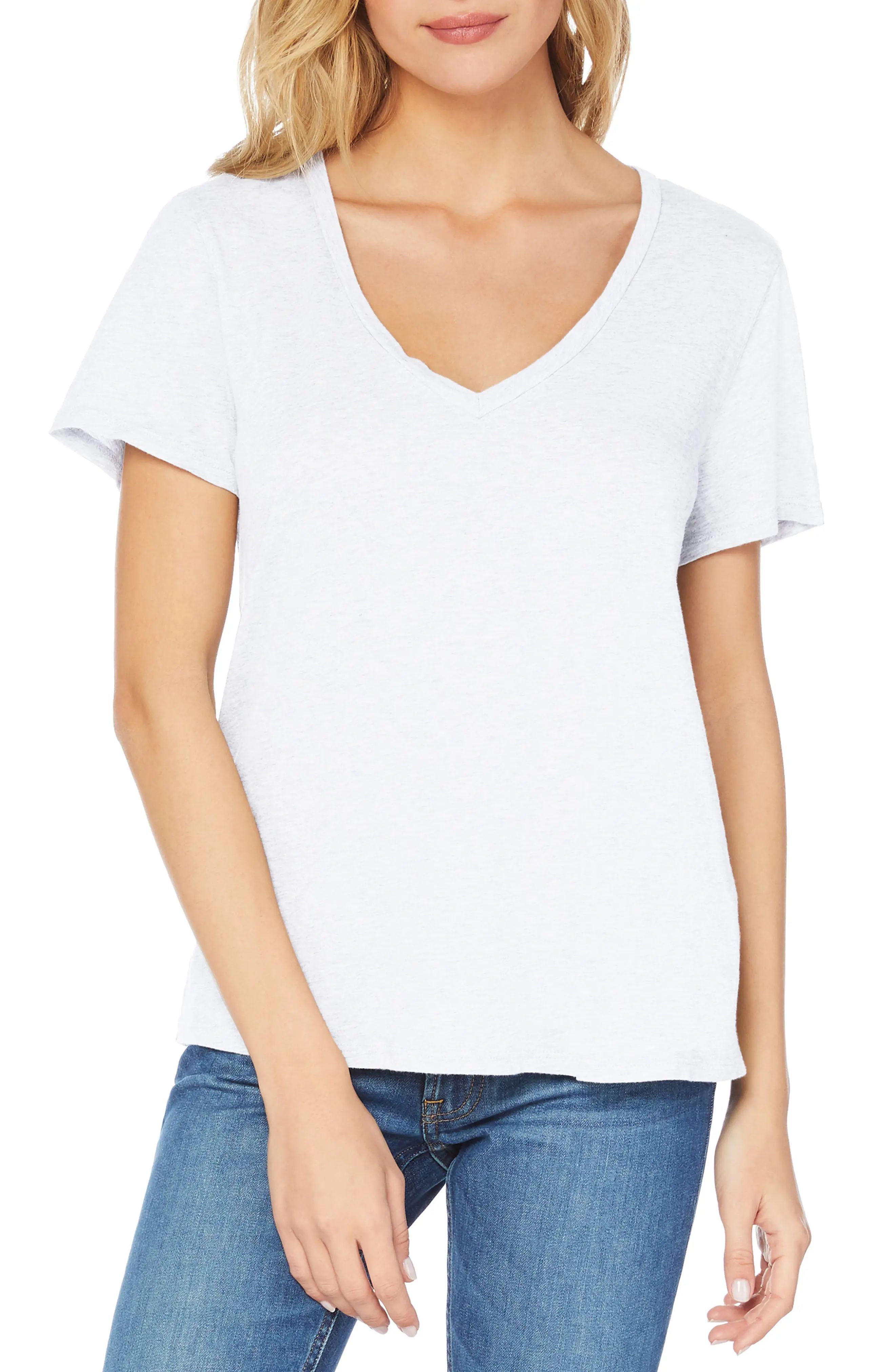 Women's Michael Stars Ultra Jersey Cotton Blend Tee, Size One Size - White | Nordstrom