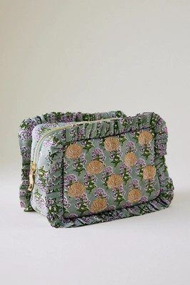 Elizabeth Scarlett Ruffle Makeup Bag | Anthropologie (UK)