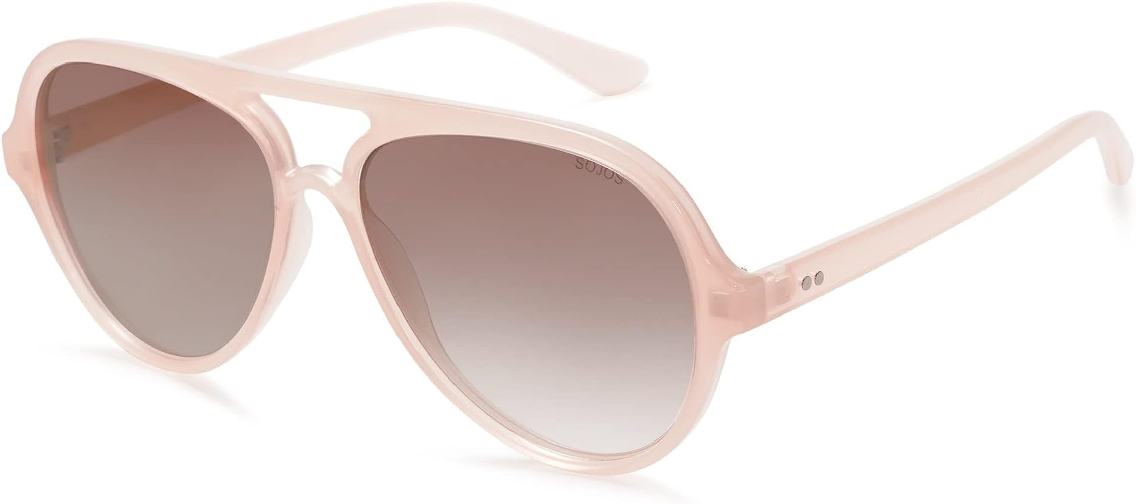 SOJOS Classic Polarized Aviator Sunglasses for Women Men, Retro Trendy Aviators Shades SJ2201 | Amazon (US)