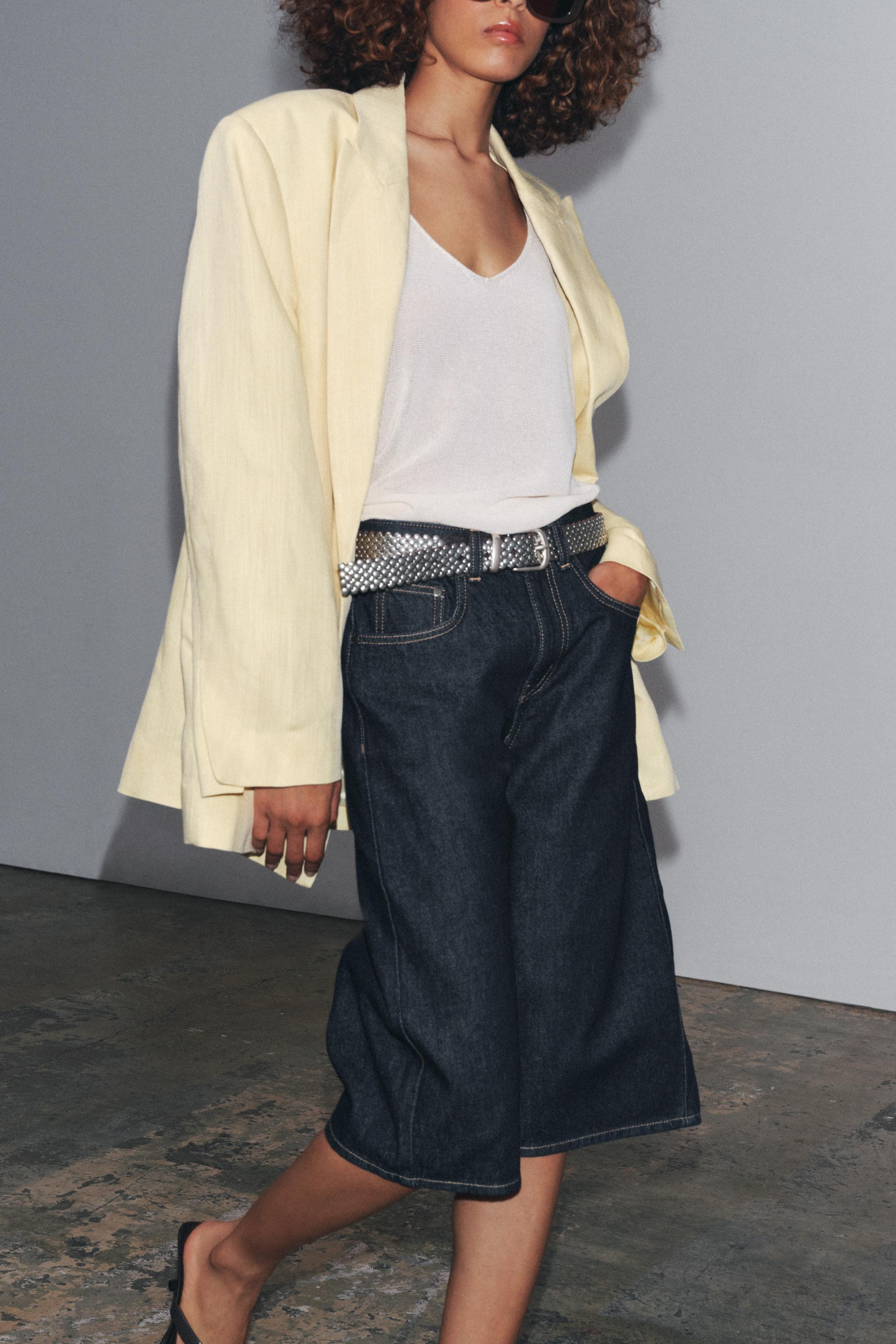 MINIMAL LINEN BLAZER ZW COLLECTION | Zara US