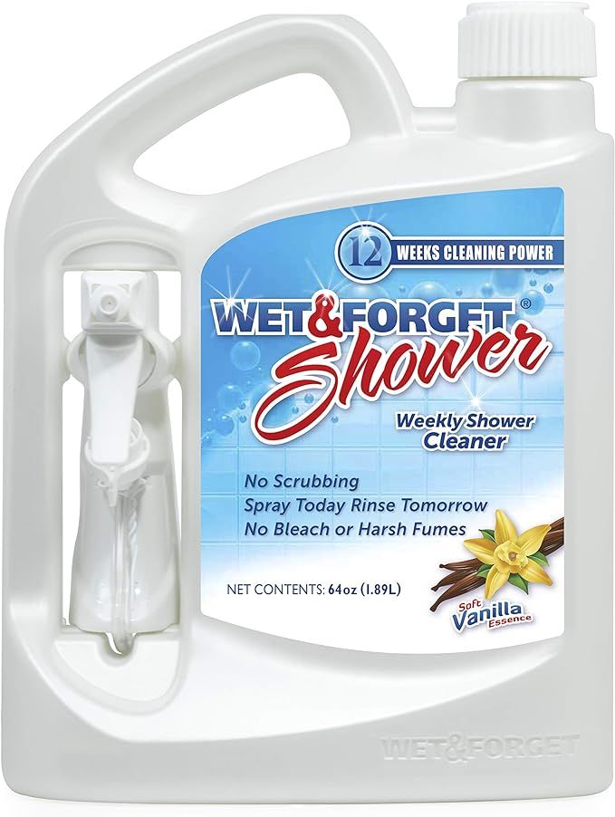 Wet & Forget Shower Cleaner Weekly Application Requires No Scrubbing, Bleach-Free Formula, 64 OZ.... | Amazon (US)