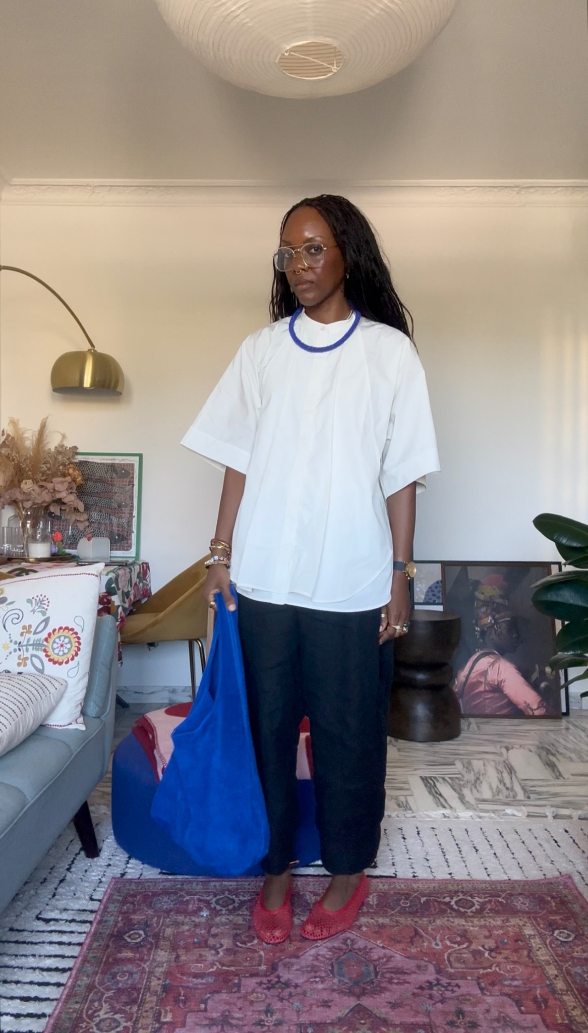 Me and white shirts 🤝🏾 Took and otherwise simple shirt & pants ensemble up a notch by adding a bunch of accessories! ✨

#LTKfrance #LTKspring #LTKeurope