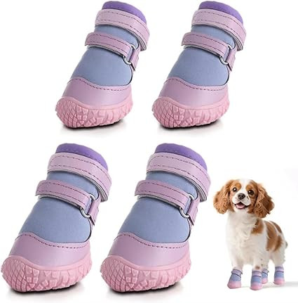 Dog Shoes for Small Dogs, Breathable Dog Boots Paw Protector for Hot Pavement Winter Snow, Dog Bo... | Amazon (US)