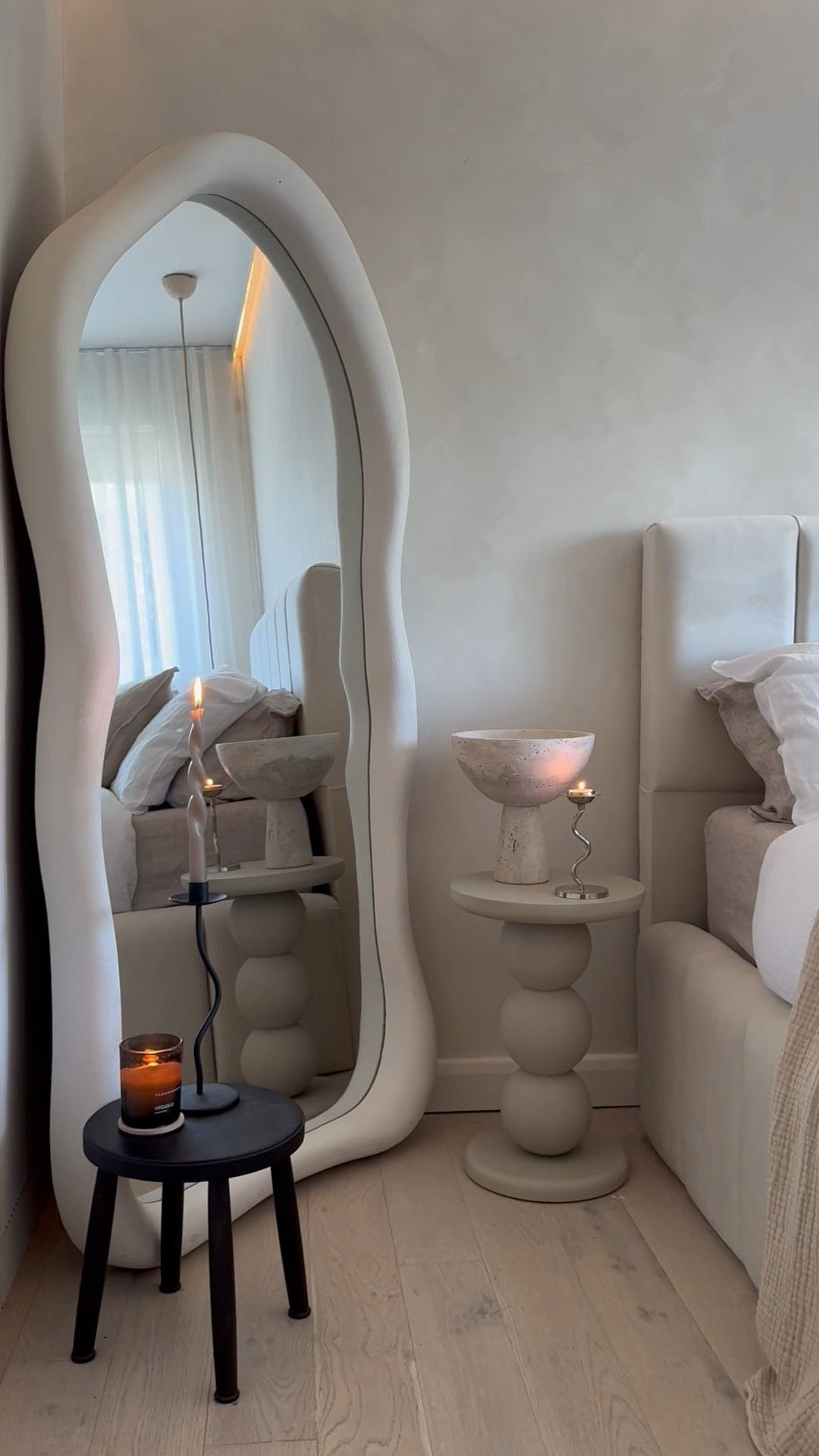 Neutral Bedroom 

William Wood Wabi Sabi mirror - use code HOH for 20% discount ✨

#LTKeurope #LTKhome #LTKuk