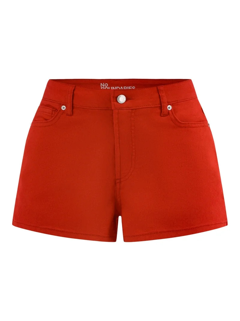 No Boundaries Denim Shorts, 3'' Inseam, Women's and Women's Plus | Walmart (US)