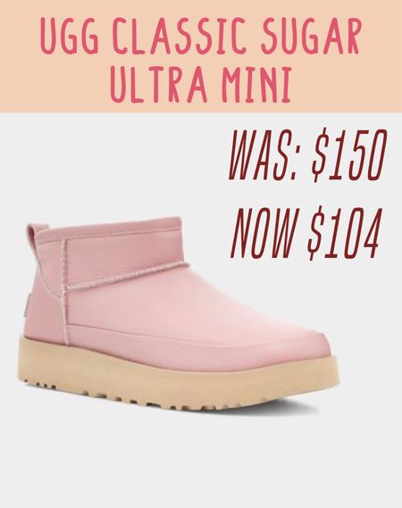 These are adorable! A few sizes left!! These UGG boots make a unique gift too! 

UGG Boots | UGG Ultra Mini

#LTKsalealert #LTKshoecrush #LTKHoliday