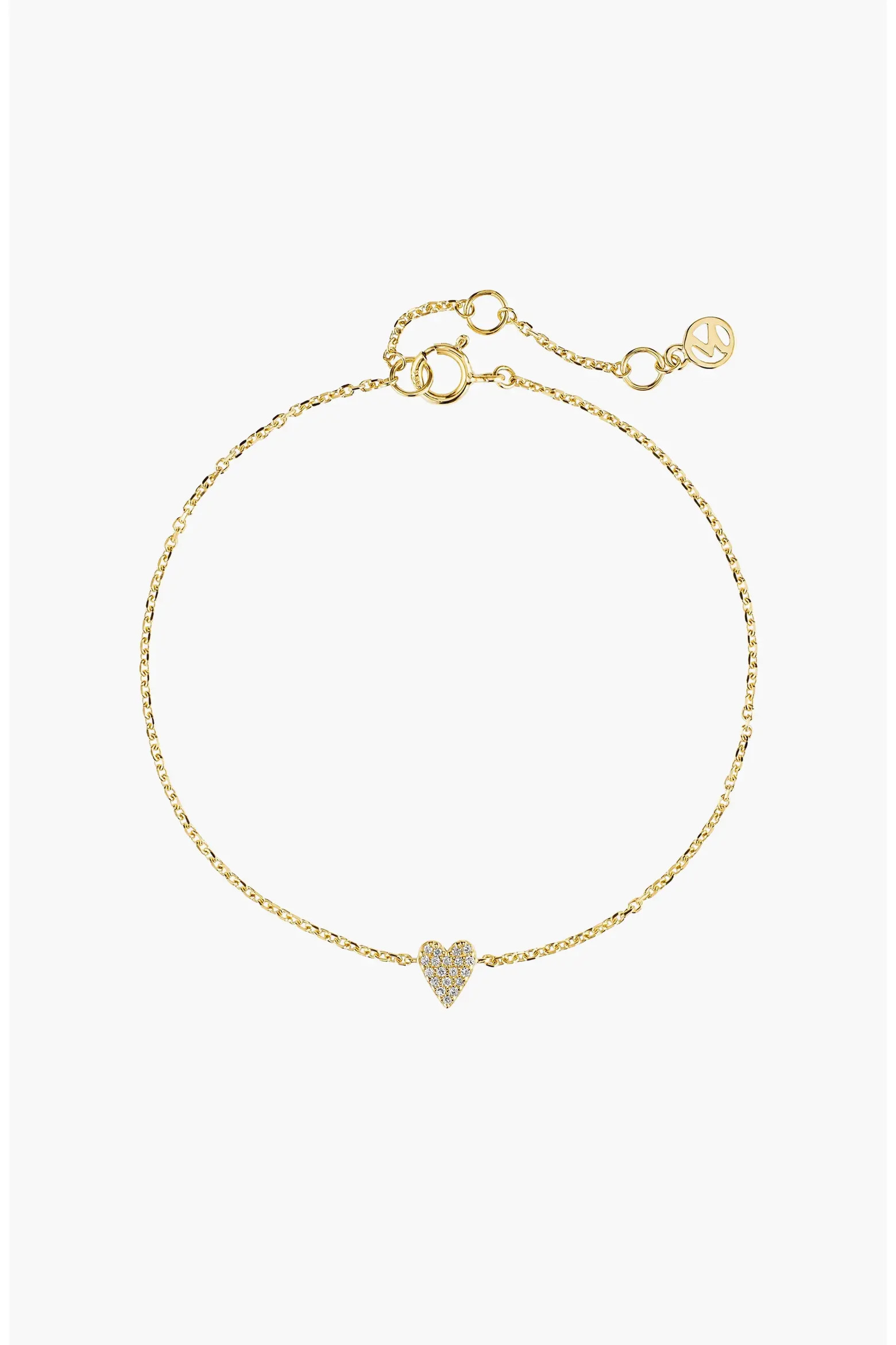 Mini Heart Pavé Diamond Bracelet (Women) | Nordstrom | Nordstrom