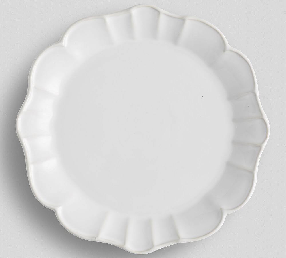Monique Lhuillier Juliana Scalloped Dinner Plate | Pottery Barn (US)