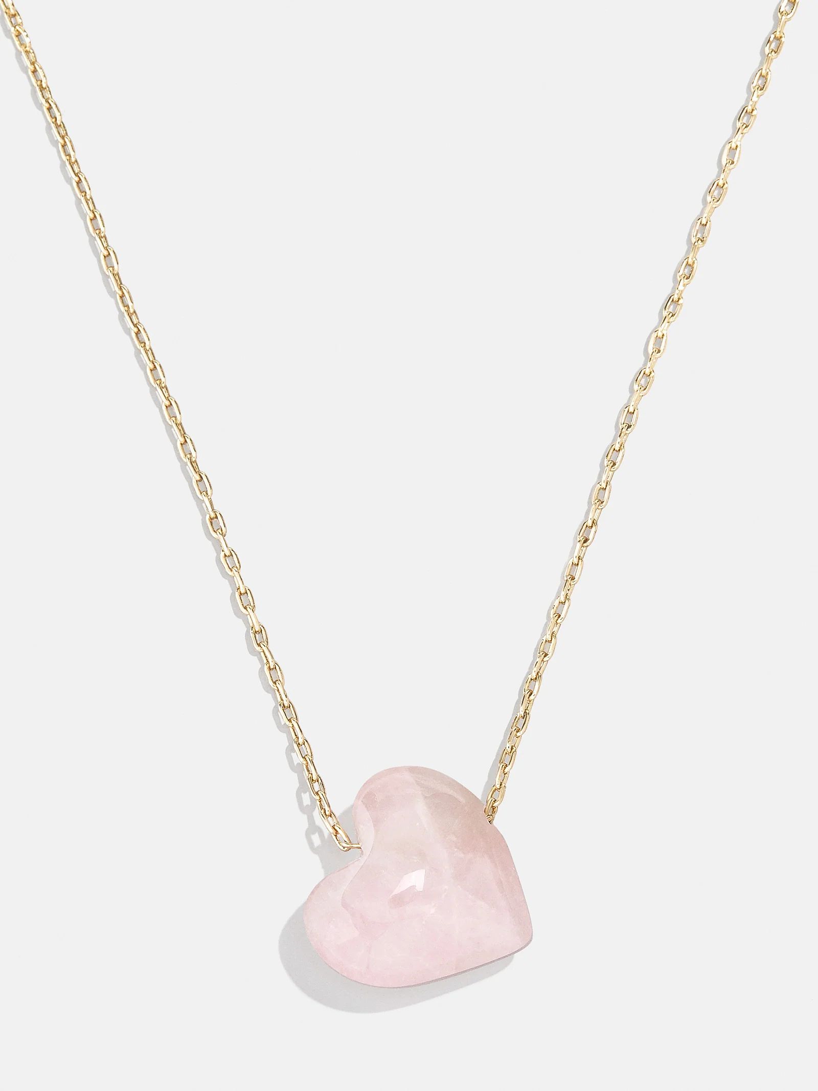 Juno Rose Quartz Necklace - Rose Quartz Stone | BaubleBar (US)