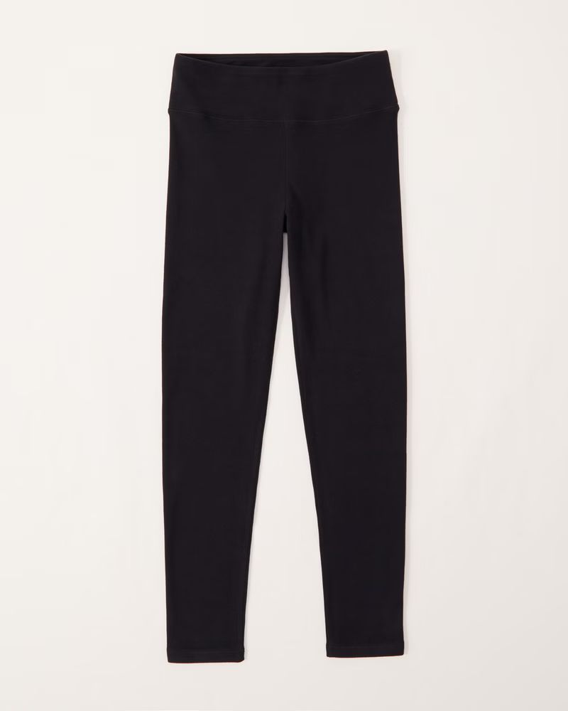 high rise active cozy leggings | Abercrombie & Fitch (US)