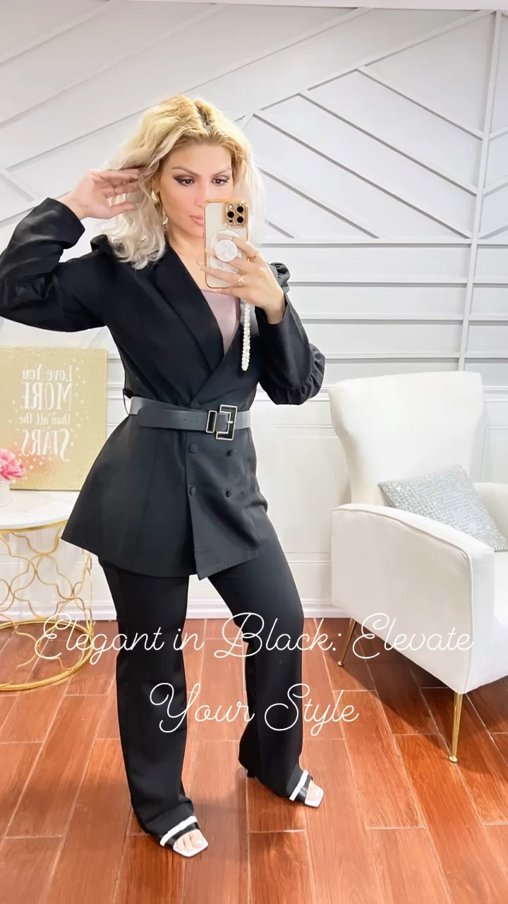 Elegant in Black: Elevate Your Style

#LTKVideo #LTKstyletip #LTKfindsunder50
