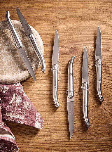 Premium stainless steel steak knife set6-pack | Simons