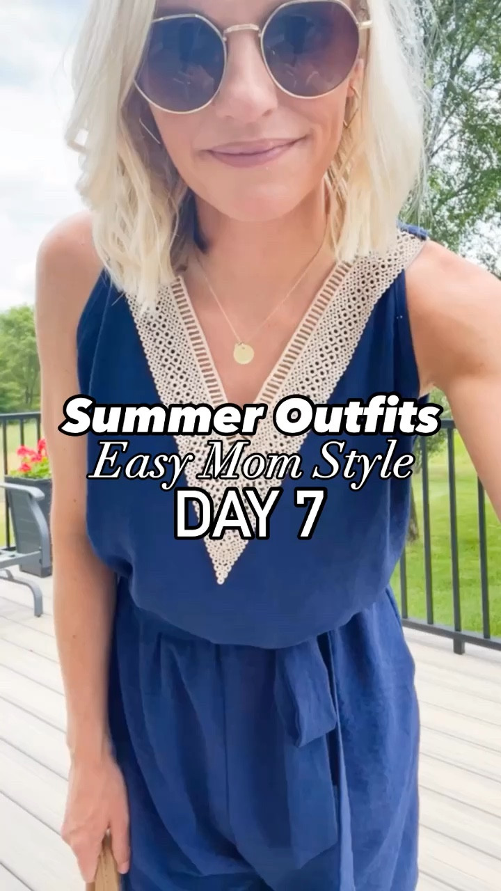 Summer Outfit Day 7: Easy Mom Style Series 

Romper- small
Sandals- 7.5

#LTKSummerSales #LTKFindsUnder50 #LTKStyleTip