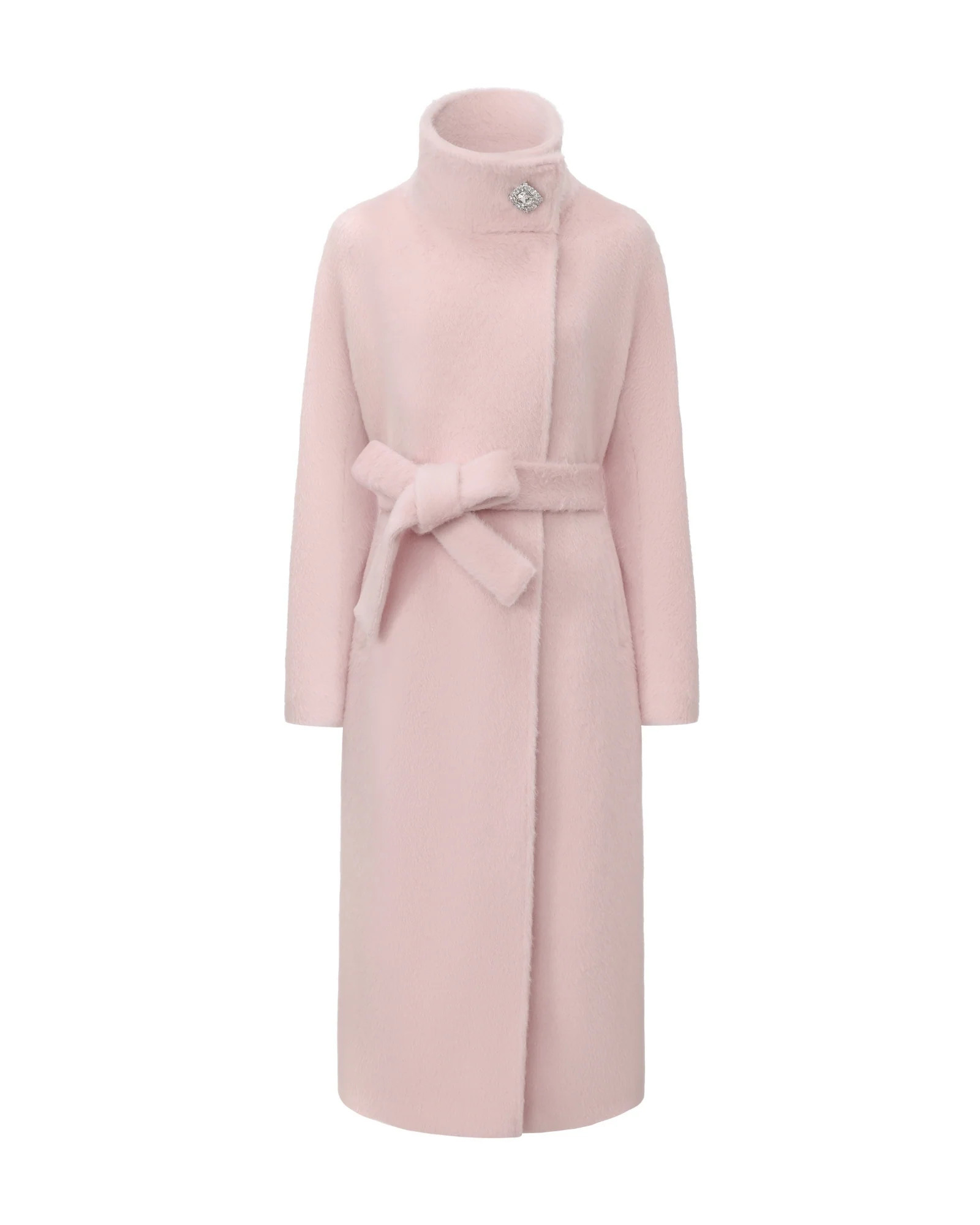 Audrey Long Coat (Pink) | Nana Jacqueline