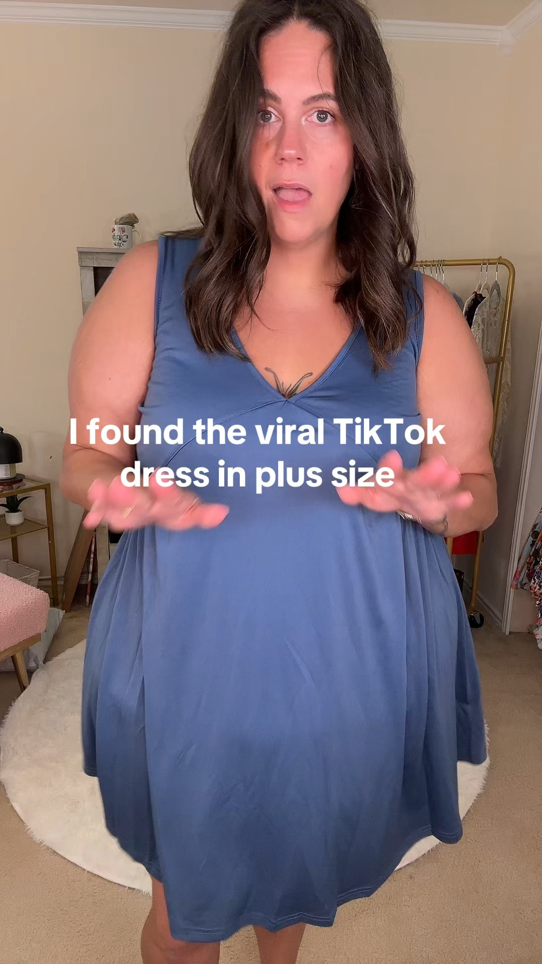 I found the viral TikTok dress in plus sizes  

#LTKPlusSize